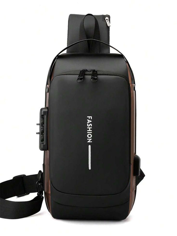 Premium Anti-Theft Crossbody Chest Bag with USB Charging Port | Waterproof Sling Bag for Travel & Daily Use